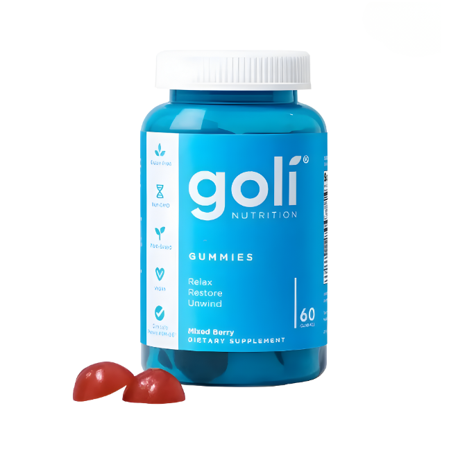 Suplemento Goli Ashwaganda 60 gomas